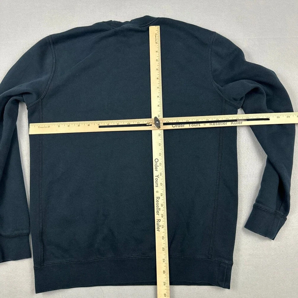 Nike SB Sweatshirt Men Medium Black Solid Pullover Skateboard Swoosh M *